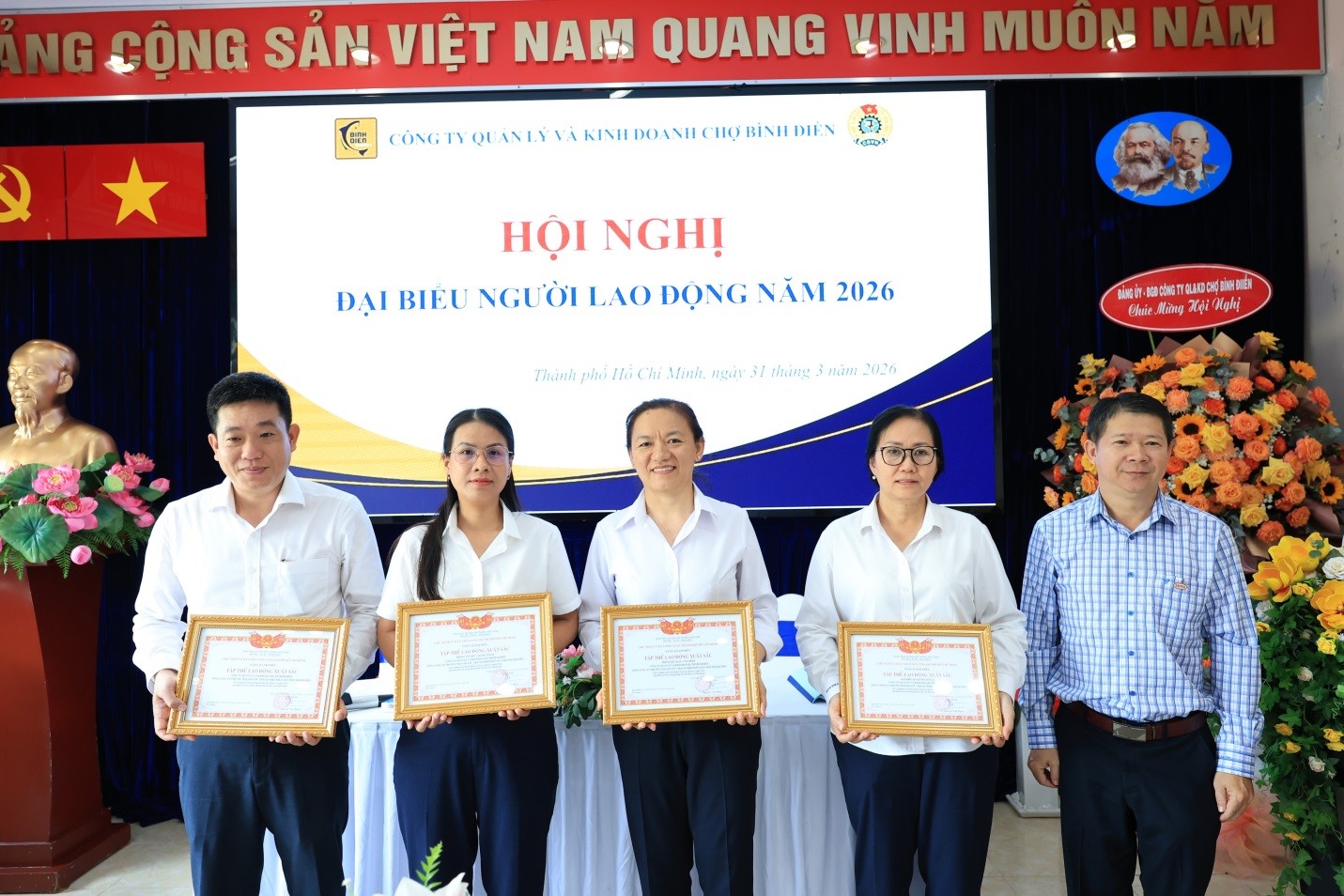 CHỢ BÌNH ĐIỀN TỔ CHỨC THÀNH CÔNG HỘI NGHỊ ĐẠI BIỂU NGƯỜI LAO ĐỘNG NĂM 2026